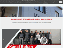 Tablet Screenshot of kanal-boban.de